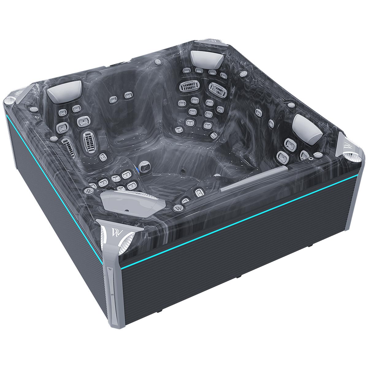 Wellis Everest Life hot tub, spa, whirlpools storm clouds color