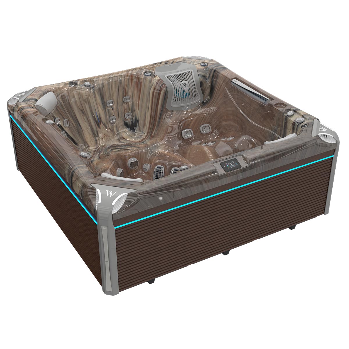 Kilimanjaro Life hottub, tuscan sun spa, side view Whirlpool, deluxe edition